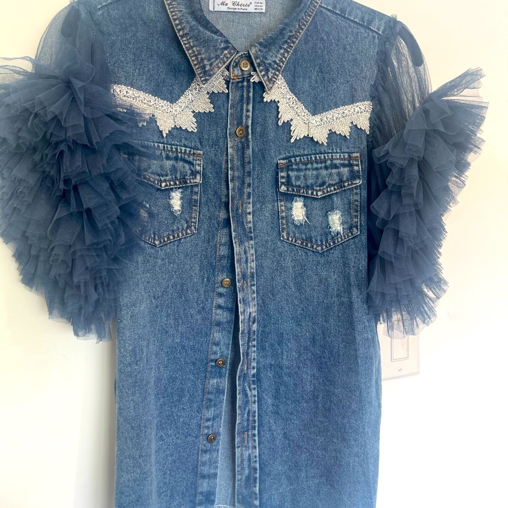 Mother and Son denim shirts. - Picture 3 of 3